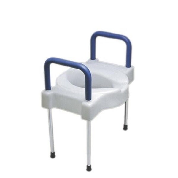 Fabrication Enterprises Fabrication Enterprises 43-2565 Deluxe Elevated Toilet Seat with Arms & Aluminum Legs 43-2565 - main